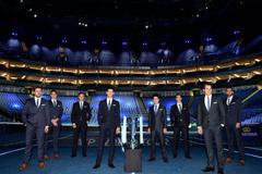 Osm tenistů před Turnajem mistrů 2014