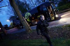 Exploze v Dortmundu před utkáním LM s Monakem