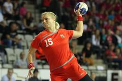 Házená: ČR - Itálie: Michaela Hrbková