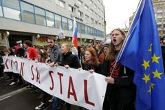 Velký protikorupční pochod v Bratislavě, duben 2017