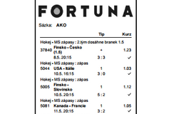 Tikety z hokejového MS 2017 - Fortuna