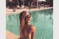 Dominika Cibulková na dovolené