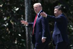 Donald Trump a Si Ťin-pching