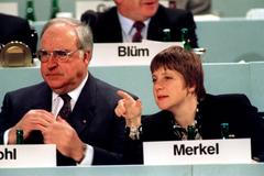 Angela Merkelová a Helmut Kohl