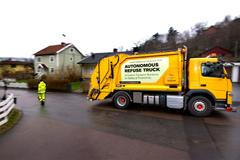 Autonomní popelářský vůz Volvo