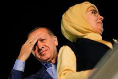 Erdogan s manželkou Emine