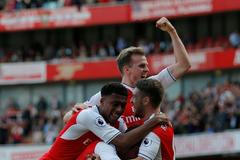 PL, Arsenal-Everton: Aaron Ramsey slaví gól