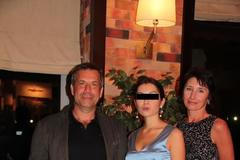 Manželé Jurjevovi s dcerou Mášou (uprostřed).