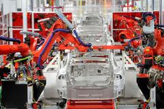 Robot, automobilka Tesla