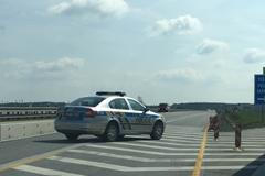 Policisté uzavřeli D1 ve směru na Brno.