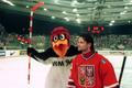 Maskot MS 1996 (Vídeň) a Otakar Vejvoda