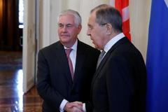 Tillerson a Lavrov v Moskvě