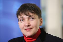 Nadija Savčenková na TK v Praze 12.1.2017