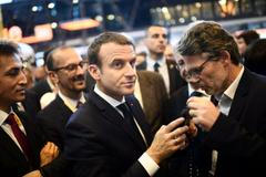 Francouzský prezident Emmanuel Macron na konferenci Viva Technology.