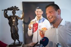 Lukáš Krpálek s cenou Gutha-Jarkovského