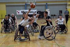 Basketbalistům na vozíku se dařilo, jen tešně jim uniklo umístění na stupních vítězů