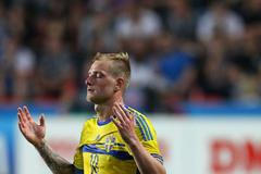 ME 21 finále, Portugalsko-Švédsko: švédské oslavy titulu; John Guidetti