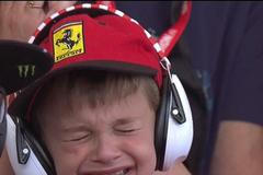 F1, VC Španělska 2017: plačící fanoušek Ferrari