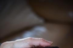 Quentin Roy na fotce, kterou poslal matce