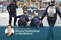 Zpravodajka Aktuálně.cz Simona Fendrychová ve Stockholmu