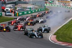 F1, VC Kanady 2017: start