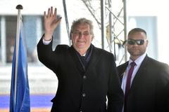 Setkání Miloše Zemana s obyvateli obce Doksy