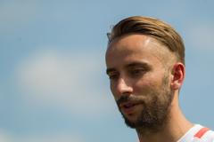 Trénink SK Slavia Praha: Dušan Švento