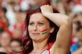 Euro 2016, Belgie-Maďarsko: maďarská fanynka