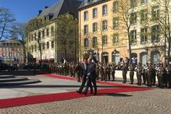 Bohuslav Sobotka se svým lucemburským protějškem v Lucemburku