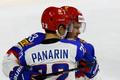 MS 2017, Rusko-Itálie: Jevgenij Dadonov a Arťom Panarin slaví gól