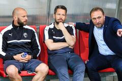 EPL, Plzeň-Mladá Boleslav: Martin Ticháček, Pavel Horváth a Zdeněk Bečka