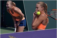 Miami Open Instagram (Kristina Mladenovic a leguán)