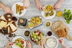 jídlo, restaurace, žena