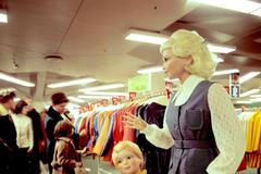 Obchodní dům Kotva figurína 1975