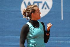 Barbora Strýcová na Prague Open 2017