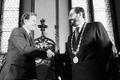 Jaroslav Kořán Václav Havel 1990 na radnici