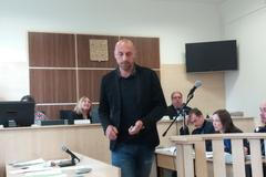 Roman Lengyel jako svědek u soudu s fotbalovými sázkaři ve Strakonicích