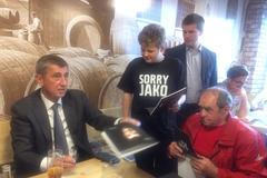 Babiš a sorry jako fanoušek