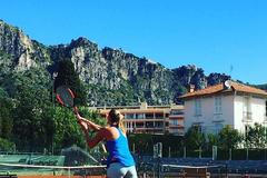 Petra Kvitová na kurtu v Monaku