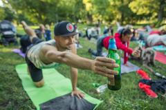 Pivní jóga v Brně