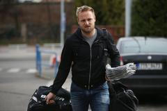 Česká hokejová reprezentace na prvním tréninku před MS 2017