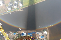 V Petrohradu zachytili vzácnou kruhovou duhu