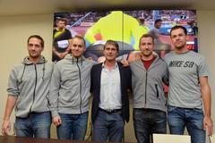 Vítězslav Veselý, Jakub Vadlecjh, Jan Železný, Jaroslav Jílek a Petr Frydrych (hod oštěpem)