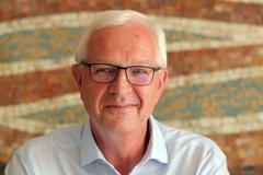 Jiří Drahoš na předvolební kampani v Českých Budějovicích