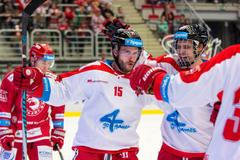 Třinec - Olomouc, radost Olomouce