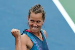 Barbora Strýcová v prvním kole US open 2017