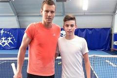 Tomáš Berdych a Michael Vrbenský