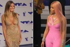 Průsvitné šaty, latex a peří. V čem vyrazily zpěvačky a herečky na předávání cen MTV