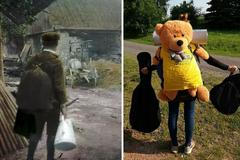 Skaut tehdy a dnes - koláž