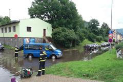 Lokální záplavy v Ústí nad Labem